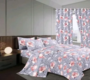 7 Pc Quality Curtain Duvets 1 Pc Woolen Duvet 1 Pair(2 Pcs)