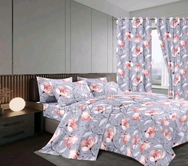 7 Pc Quality Curtain Duvets 1 Pc Woolen Duvet 1 Pair(2 Pcs) - thumbnail 2