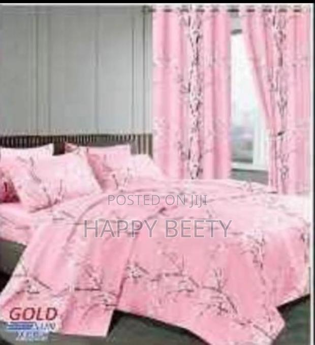 7 Pc Quality Curtain Duvets 1 Pc Woolen Duvet 1 Pair(2 Pcs) - thumbnail 4
