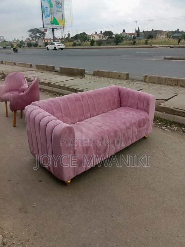 Pink Sofa, 3 Seater  - main view