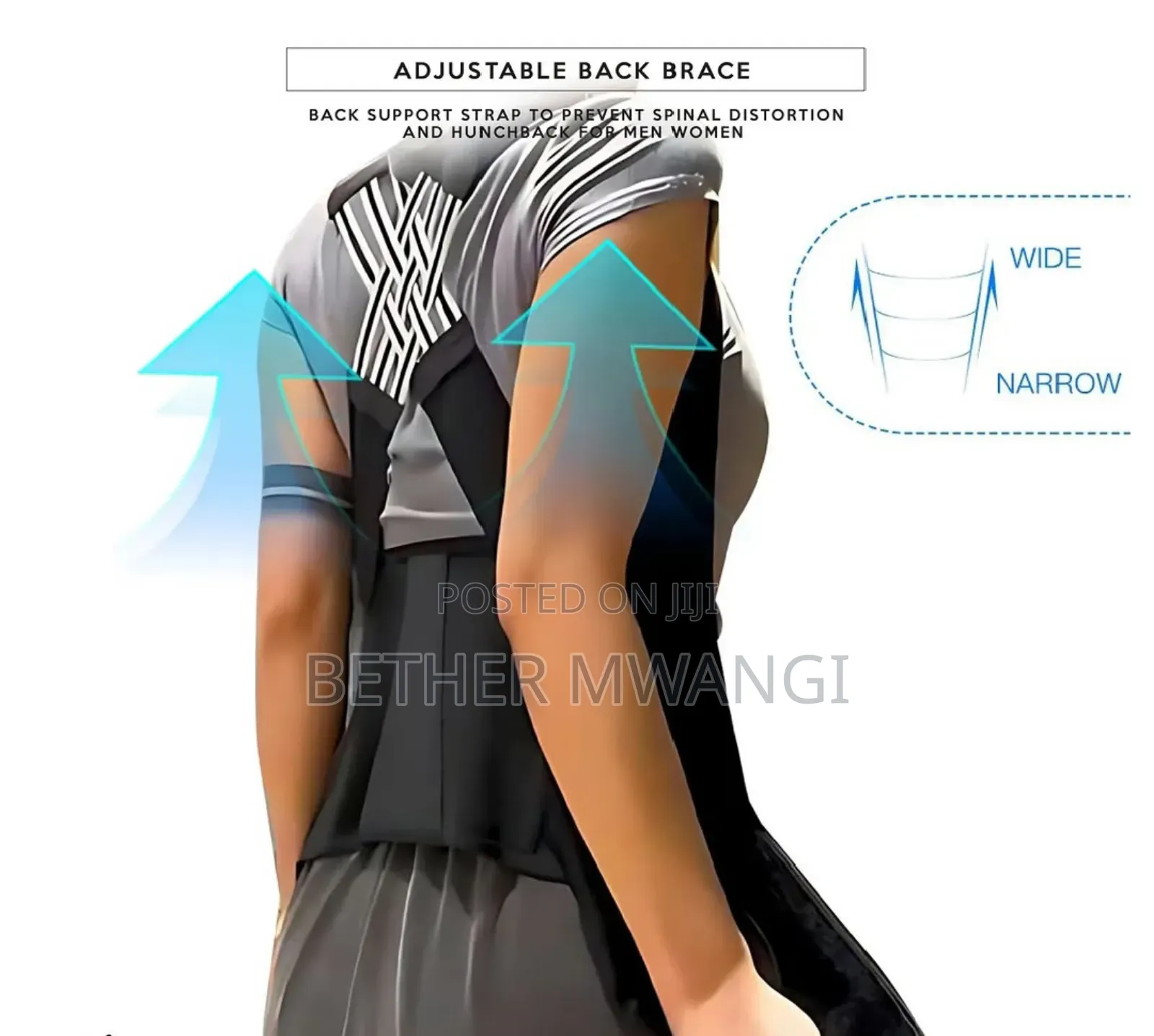 Adjustable Back Brace - Posture Corrector in Kenya