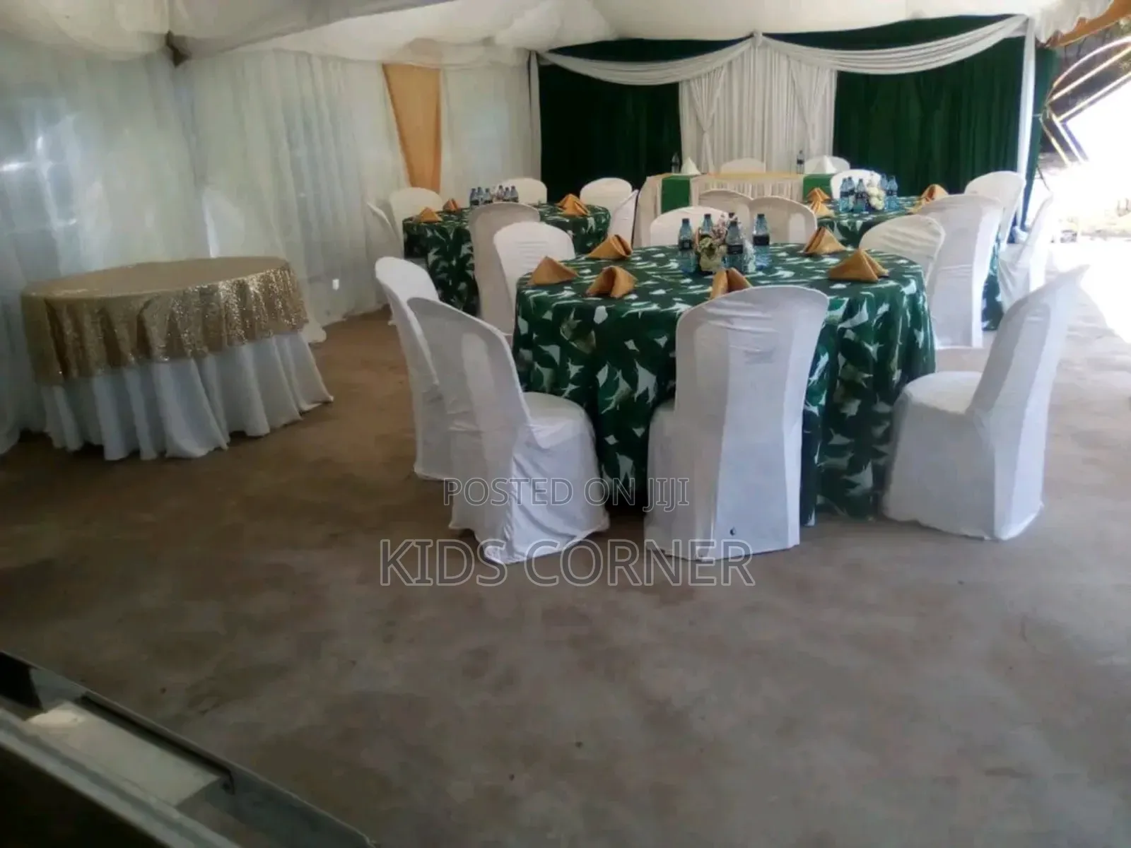 Dressed Chairs Tables for Hire