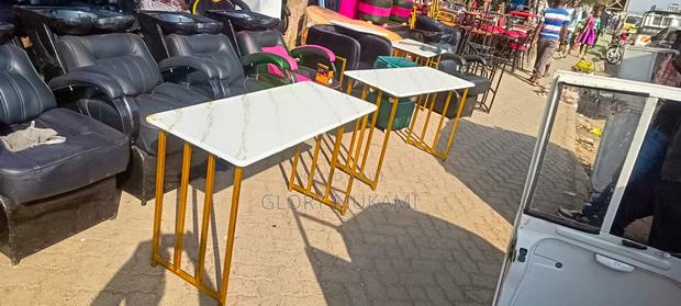 White Marble Manicure Table - main view