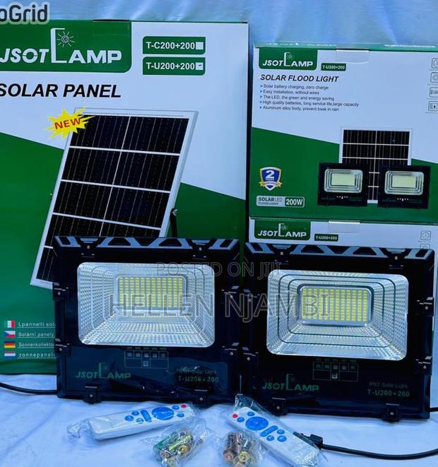 Jsot 2 in 1 Solar Floodlight Tc-200+200watts