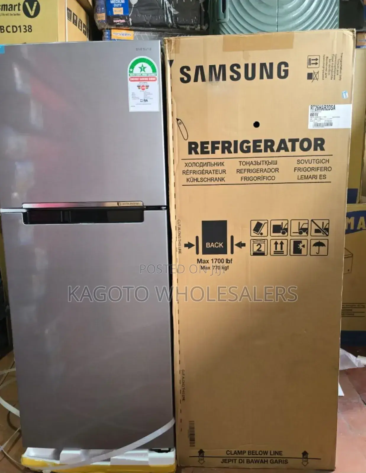 203l Samsung Top Freezer Double Door Fridge No Frost Sf
