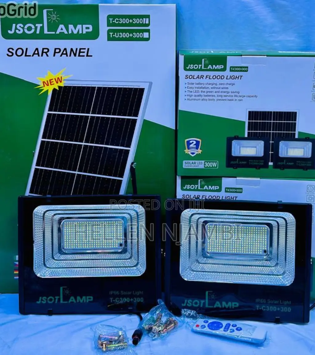 Jsot 2 in 1 Solar Floodlight (300+300watt)