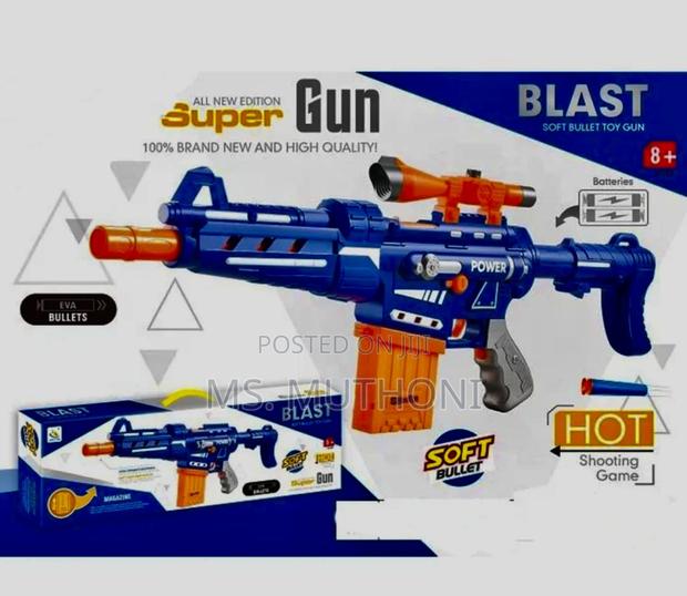 Big Size Toy Gun With Soft Bullets for Shooting Game - main view