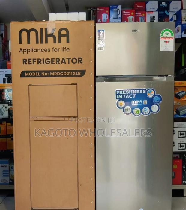 Mika Double Door 211litres Refrigerator M211rf-Mika