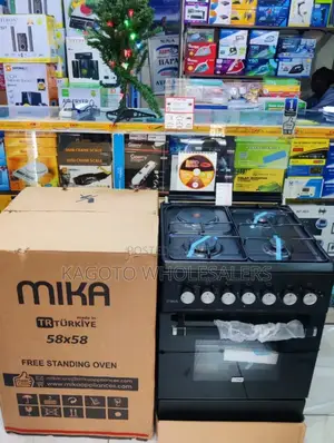Mika Standing Gas Cooker 3 Gas + 1 E 58cm X58cm Mstu31