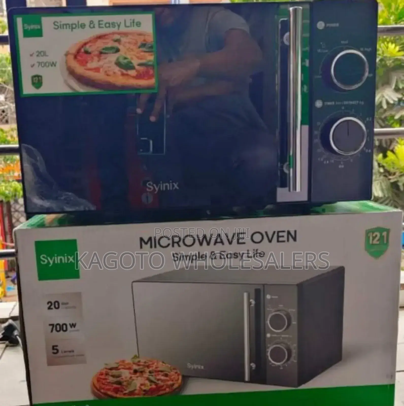 Synix 20l Manual Microwave Oven 700w S20l(1yr Warranty
