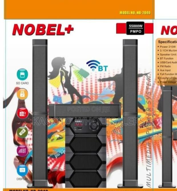 Nobel 5.1 Multimedia Speaker System /Display/Bt/Usbnb-2040 - main view