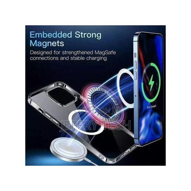 iPhone 13 Pro – Transparent Blue Magnetic Case With Magsafe - thumbnail 3