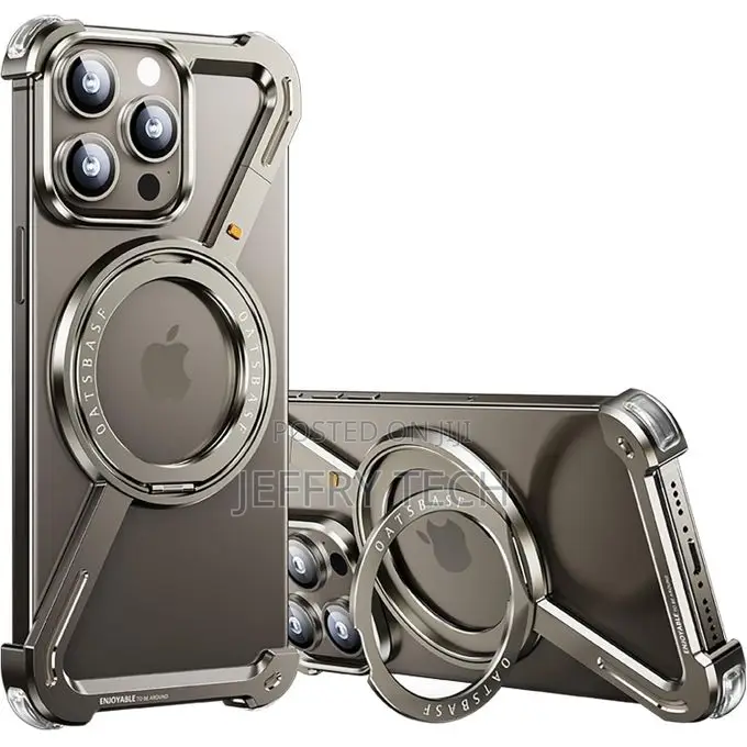 iPhone 15 Pro Max Slim Metal Case – Borderless With Magsafe