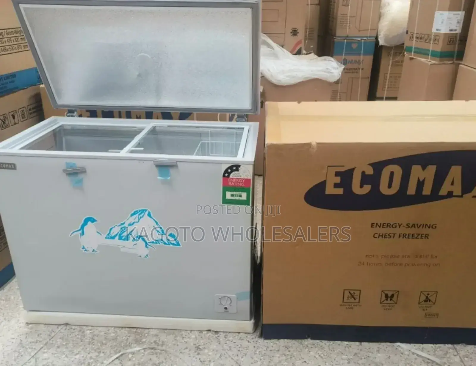 109litres Ecomax Deep Freezer (White) E1fr