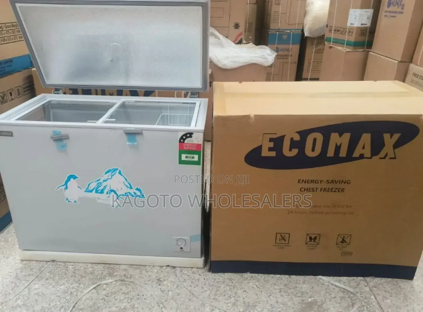 109l Ecomax Deep Chest Freezer (White) E1fr
