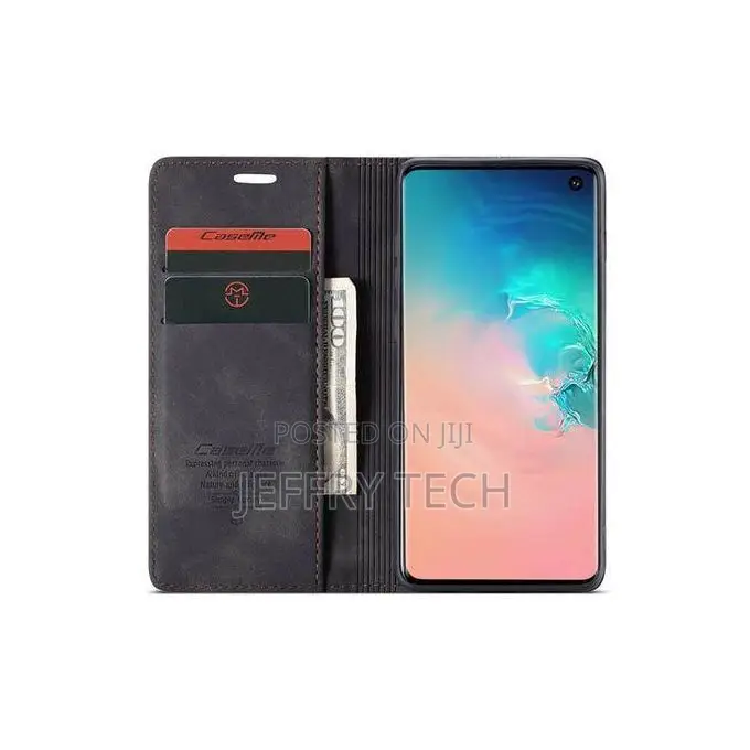 Caseme Flip Case, Leather Flipcase for Samsung Galaxy S10