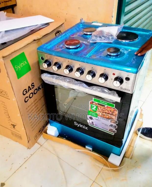 Syinix 60by 60 3g+1e With Electric Oven ,Auto Ignition S3+1e