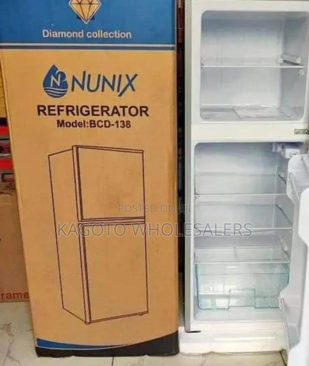 Nunix 138 Litres 2 Door Refrigerator (Silver Color) 3*