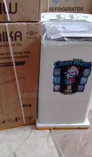 Mika Semi Automatic 6kg Top Load Washing Machine 6-(C-White)
