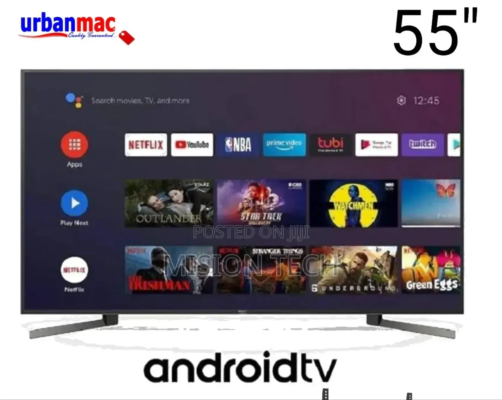 Vitron 55" Inch Smart Ultra Hd,Bluetooth^ 