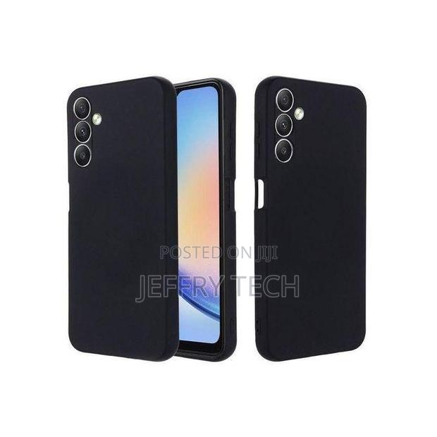 Samsung Galaxy A25 Good Quality Silicone Case / Cover Black - main view