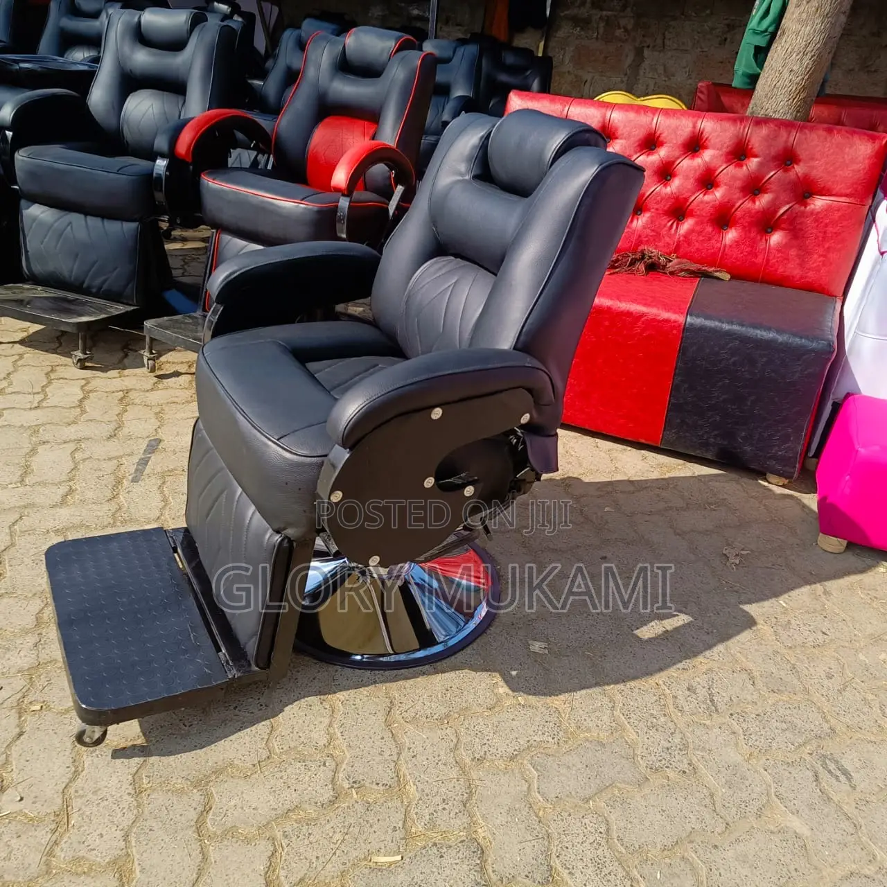 Hydrolic Barber Chair Uplifter And Adjustable