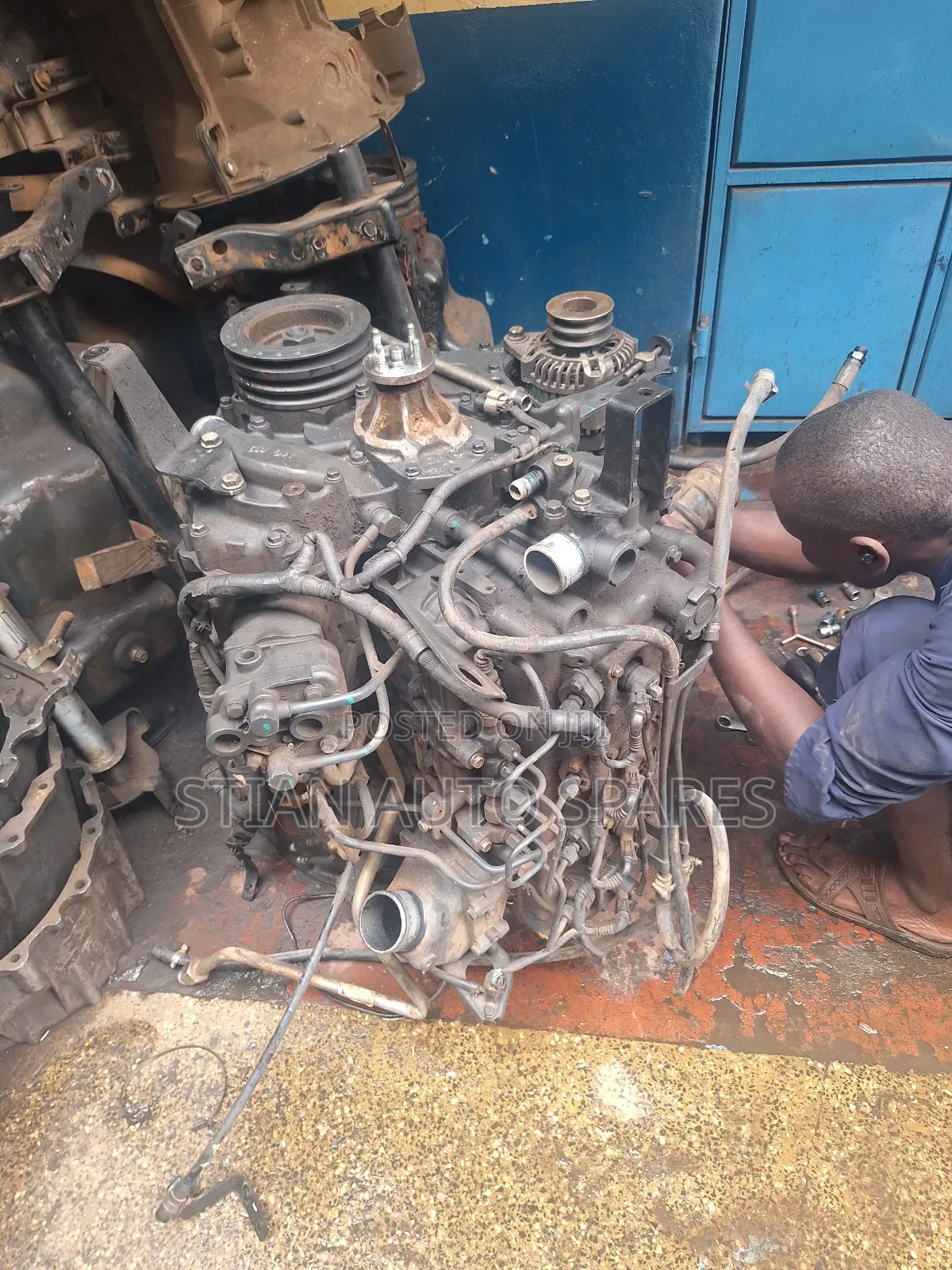 Mitsubishi Fuso Fi 4d37 Complete Engine