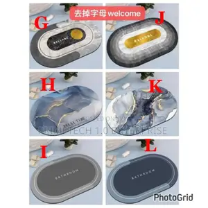 Antislip Absorbent Rubber Bottom Mat 40cm*60cm