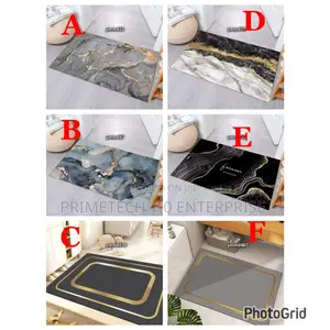 Antislip Absorbent, Rubber Bottom Mat 40*60cm Rectangular