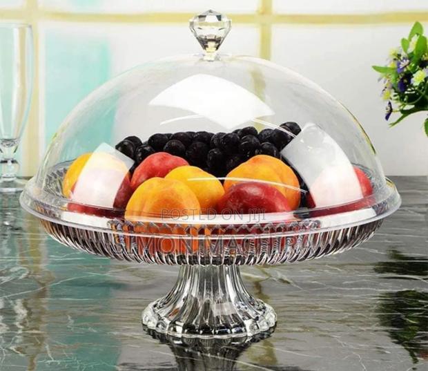 Acrylic Food Cover With Stand. Clear
