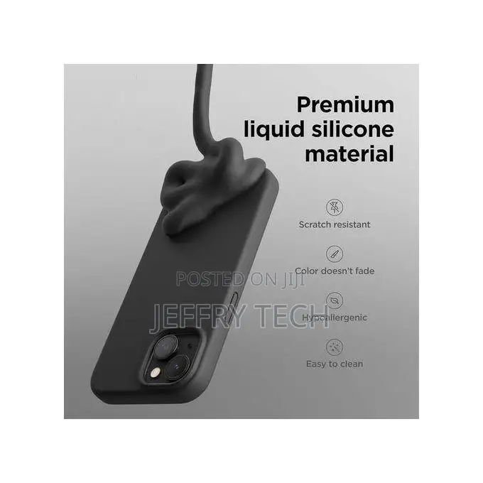 Apple iPhone 15 Plus (6.7 Inch) Real Silicone Case With Ins