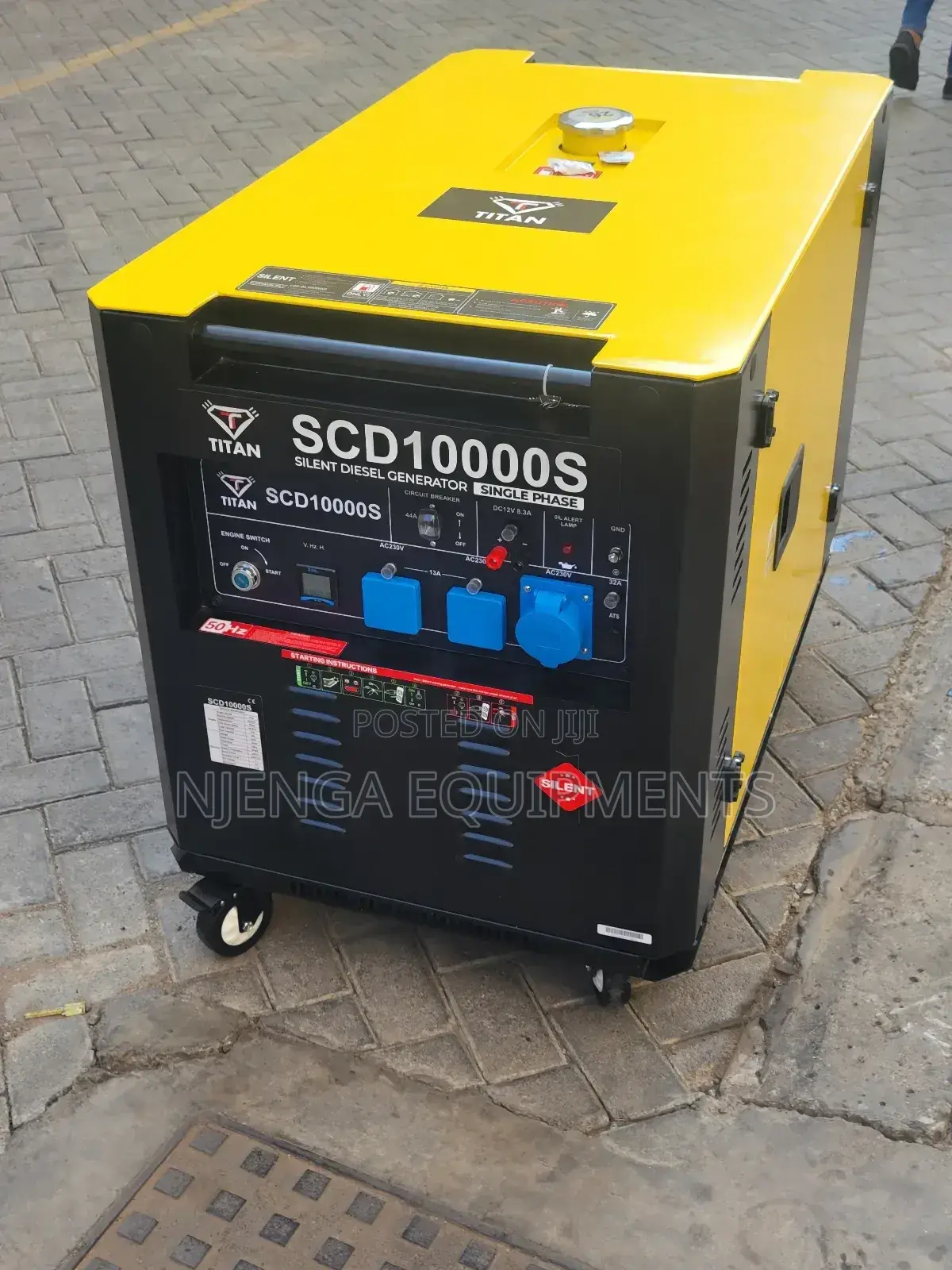 Titan 10kva Silent Diesel Generator (Scd10000s)