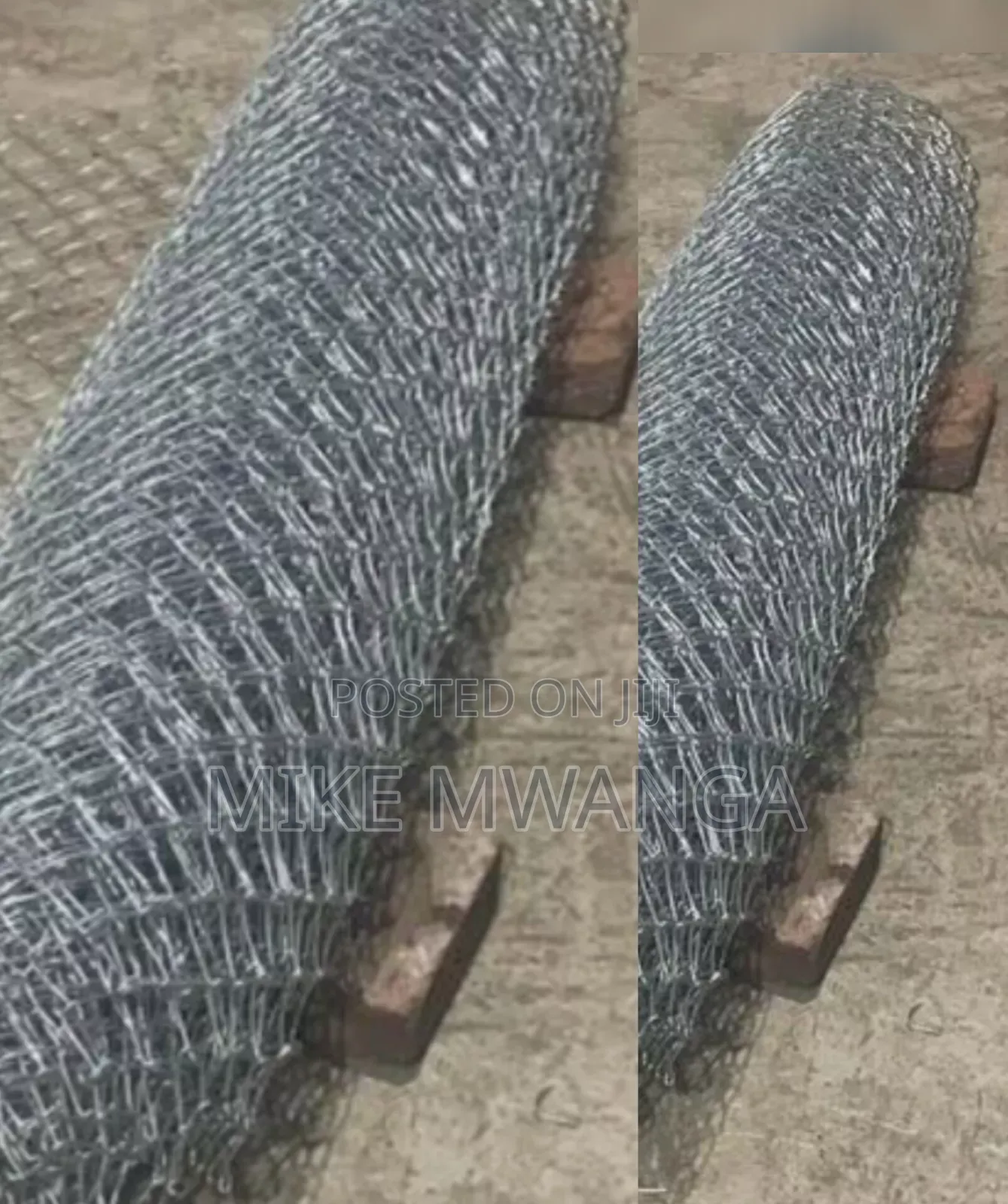 Gauge 12.5 Chain Link Mesh, 7ft, 65x65 Galvanized