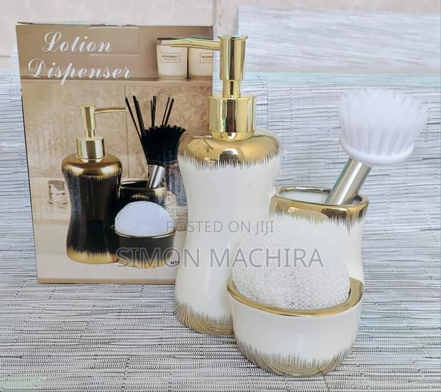 3 in 1 Ceramic Bathroom Set