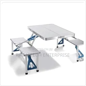 Portable Foldable, Adjustable Aluminium Camping Table