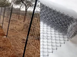 Galvanized Fencing Chain Link, 65x65,10ft 12.5g