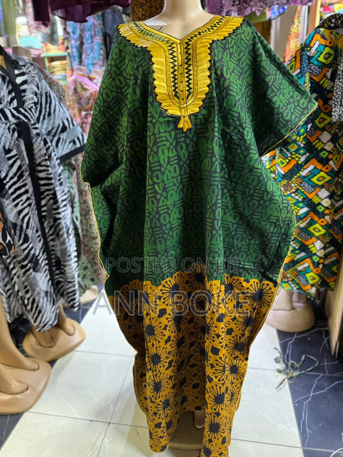 Fabrics Kitenge Long Dress Available