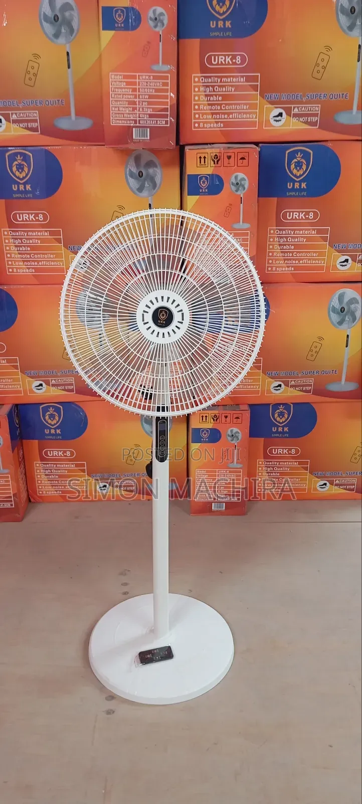 Quiet Remote Controlled Urk Standing Fan / Stand Fan