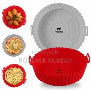 Reusable Silicone Air Fryer Liner Baking Tin.
