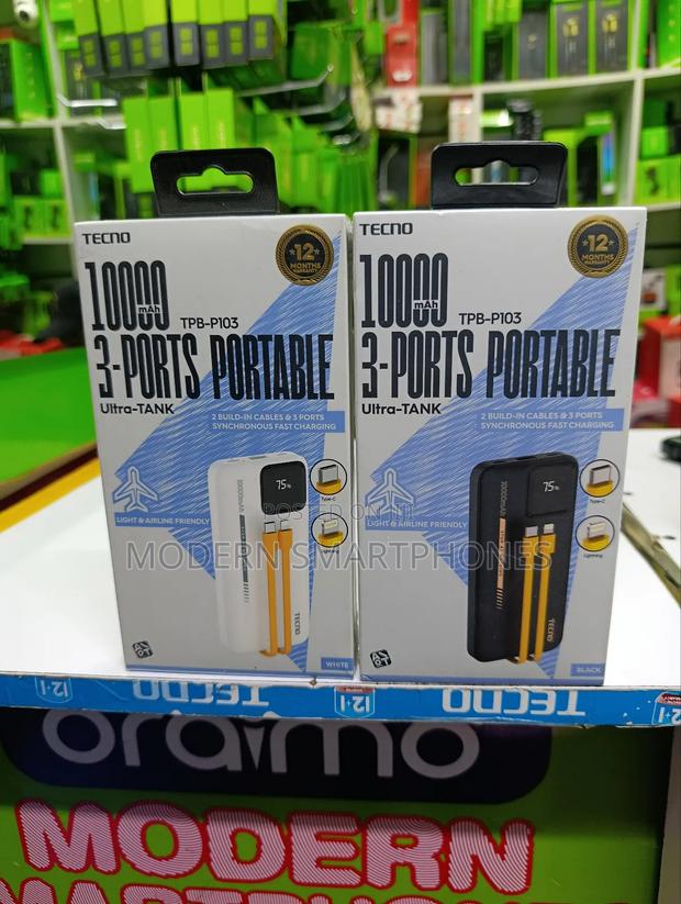 Tecno 10000mah Powerbank - main view