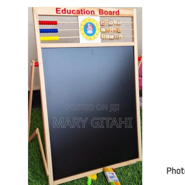 Kids Blackboard at Education Board