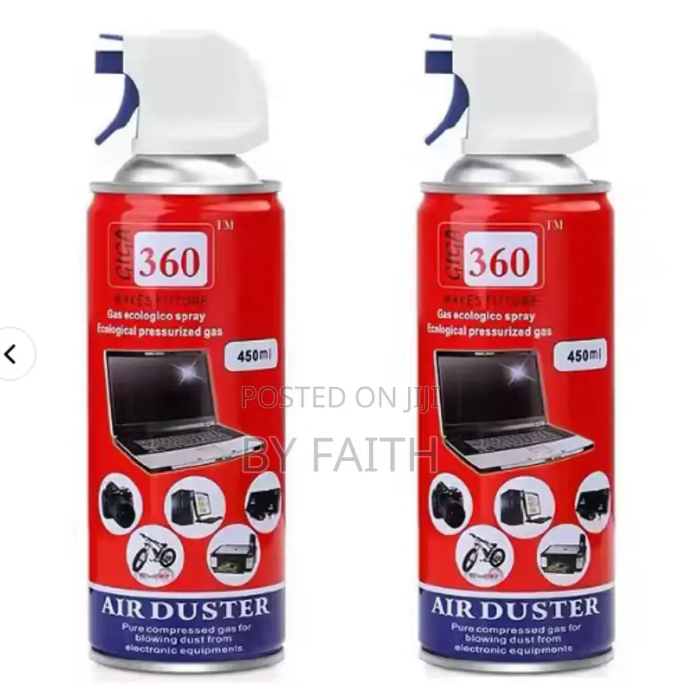 450ml Compressed Pure Gas Canned Aerosol Air Duster Spray