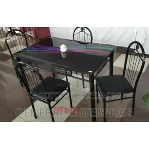 Black Model Dt129-1 4 Sitter Dinning Table