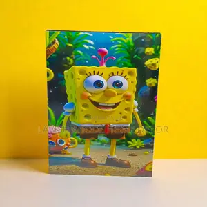 Cute Spongebob Wall Hanging Art A3 Size