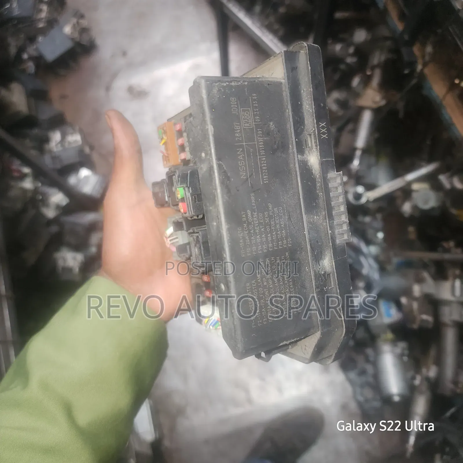 Nissan Qashqai Fusebox