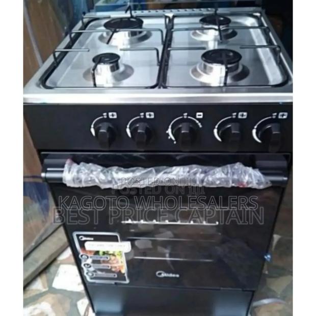 Black Volsmart Full Gas Standing Cooker