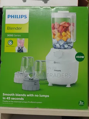 Blender!Philips 3in1 450w High Quality Blender, 2yr Warranty