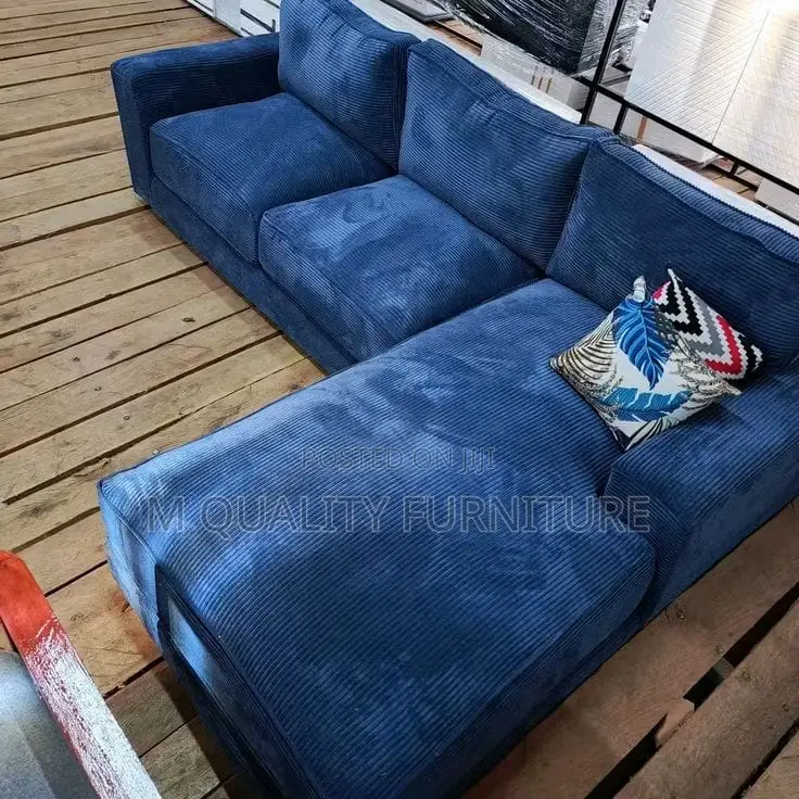 Royal Blue 4 Seater New Sofa
