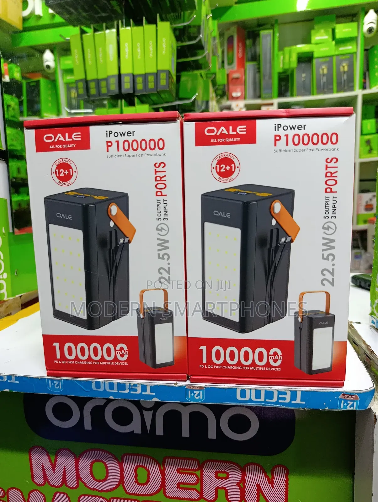 100,000mah Oale Powerbank Super Sast Charging