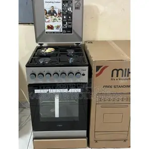 Black / Silver New - Mika 50by60 3+1 Cooker. Oven